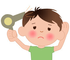 不適切なヘアケア